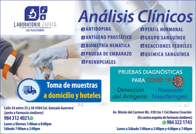 Laboratorio Zapata - Laboratorios de Análisis Clínicos en Playa del Carmen