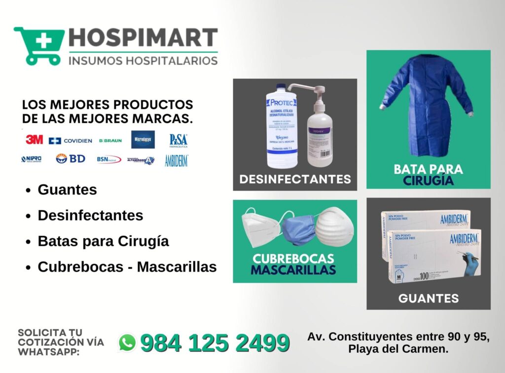 Insumos Médicos y Hospitalarios - Hospimart Tulum, Playa del Carmen
