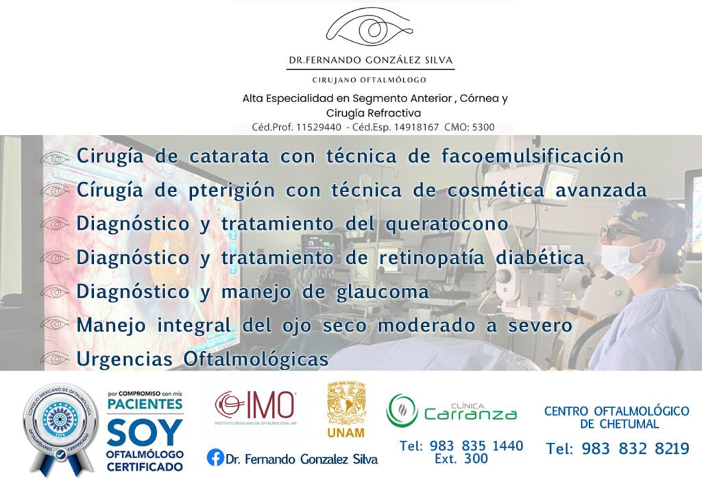 oftalmologo en chetumal DR FERNANDO GONZALEZ SILVA